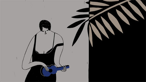 Daniela Sherer animated music video for Tom Rosenthal
