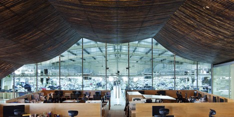 Factory Office Renovation by Vo Trong Nghia