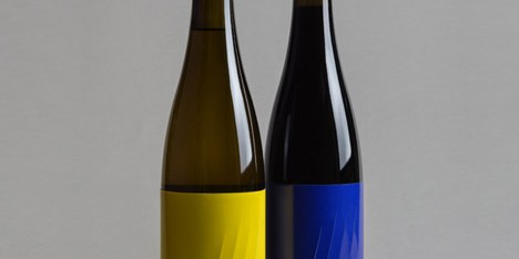 Feroz wine label by Franziska Studio