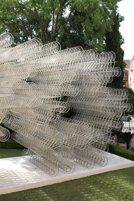 Forever Bicycles by Ai Weiwei at the Lisson Gallery Venice