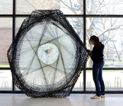 University of Stuttgart unveils carbon-fibre ICD ITKE Research Pavilion based on beetle shells