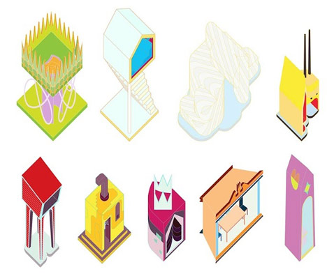 Jimenez Lai explores domestic cultures of Taiwan with colourful houses installation