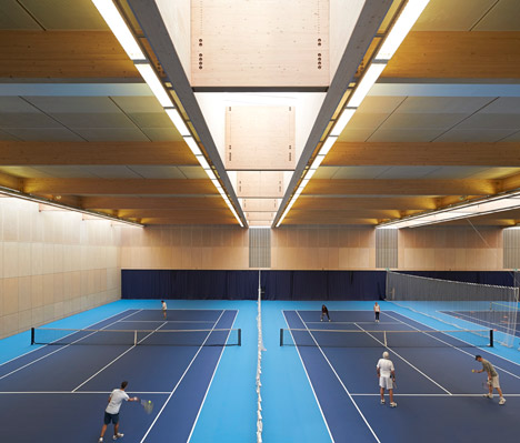 Lee Valley Hockey and Tennis Centre by Stanton Williams