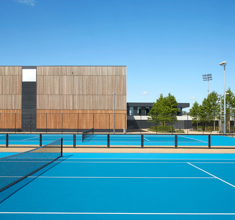 Lee Valley Hockey and Tennis Centre by Stanton Williams