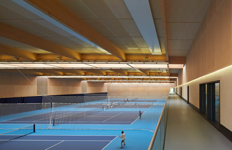 Lee Valley Hockey and Tennis Centre by Stanton Williams