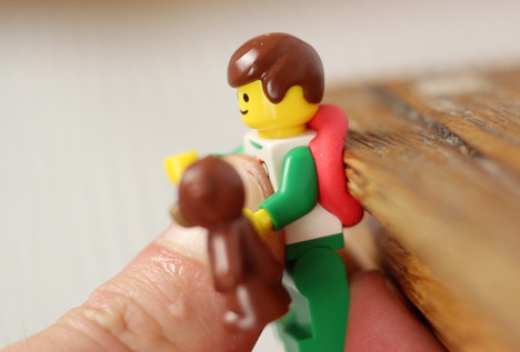 Lego and Sugru cable holders