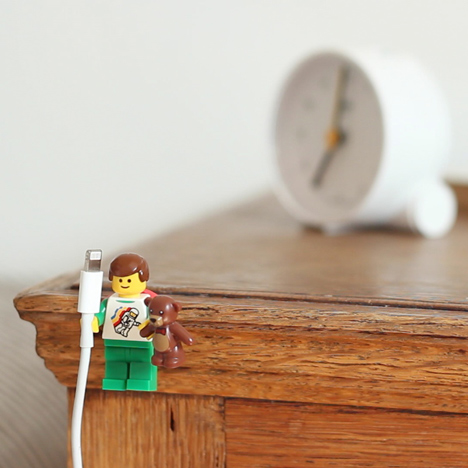 Lego and Sugru cable holders