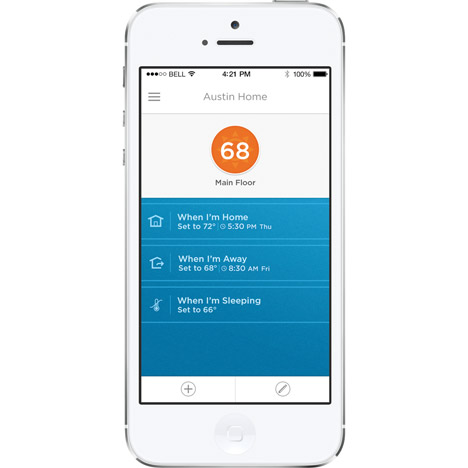 Lyric smart thermostat by Honeywell