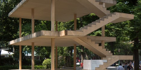 Le Corbusier’s Maison Dom-ino realised at Venice Architecture Biennale