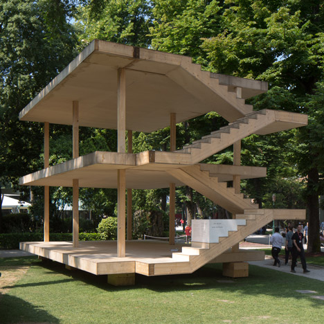 Le Corbusier’s Maison Dom-ino realised at Venice Architecture Biennale