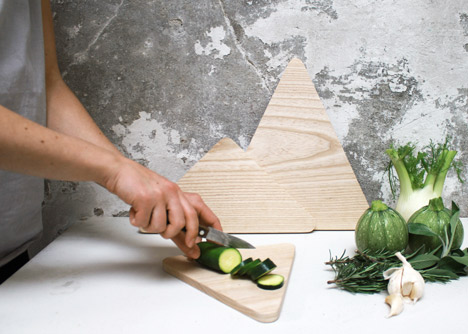 Mountains chopping boards by Runa Klock