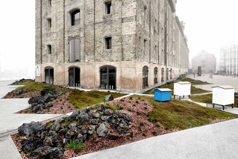Noma restaurant landscaping by Polyform Architects