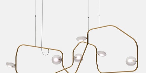 Palindrome chandelier by Rich Brilliant Willing