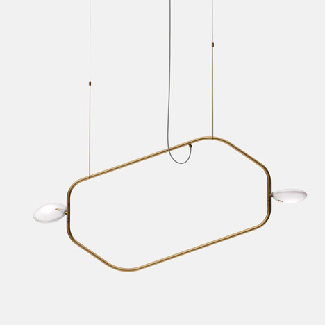 Palindrome chandelier by Rich Brilliant Willing