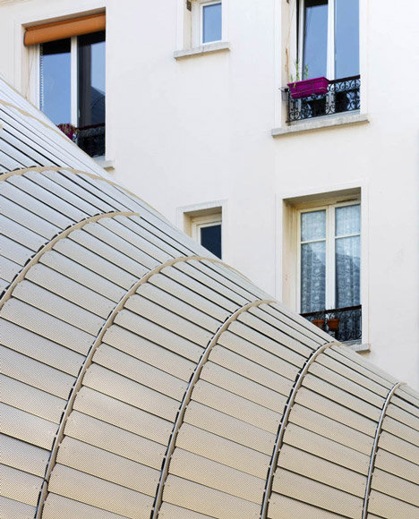 Pathe Foundation installation in Paris by Renzo Piano