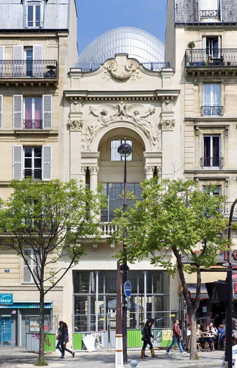 Pathe Foundation installation in Paris by Renzo Piano