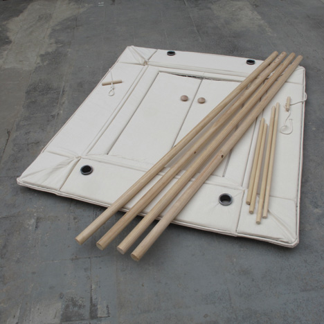 Pop-up Linen wardrobe by Renate Nederpel