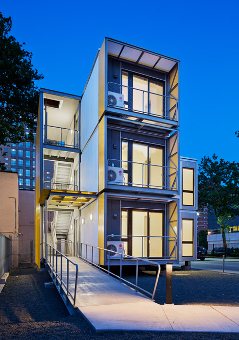 Post-disaster housing for New York by Garrison Architects