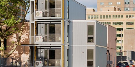 Post-disaster housing for New York by Garrison Architects