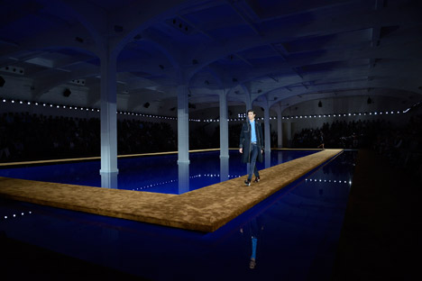 Rem Koolhaas' Prada SS15 catwalk