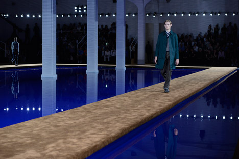 Rem Koolhaas' Prada SS15 catwalk