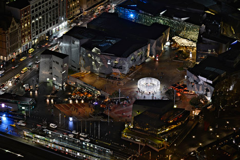 Radiant Lines Federation Square project by Asif Khan