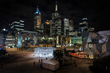 Radiant Lines Federation Square project by Asif Khan