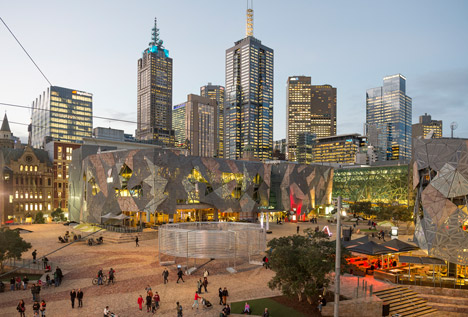 Radiant Lines Federation Square project by Asif Khan