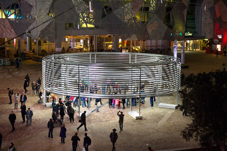 Radiant Lines Federation Square project by Asif Khan