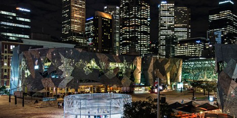 Radiant Lines Federation Square project by Asif Khan