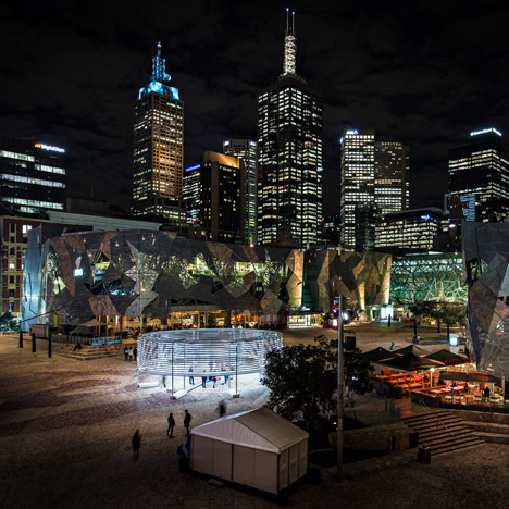 Radiant Lines Federation Square project by Asif Khan