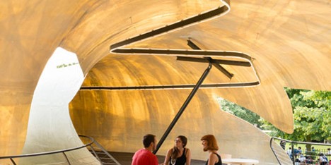 Smiljan Radić’s Serpentine Gallery Pavilion looks like a crude model “made by a giant”