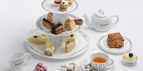 Sketch crockery by David Shrigley