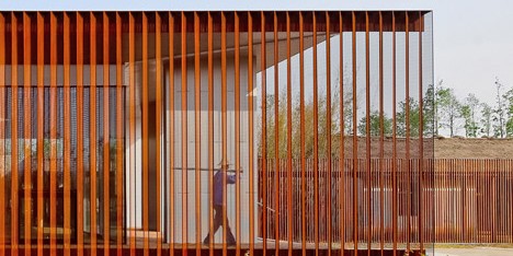 Visitor center in Kunshan China by Vector Architects