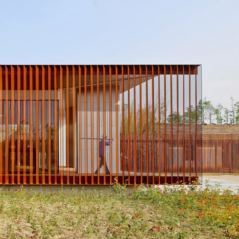 Visitor center in Kunshan China by Vector Architects
