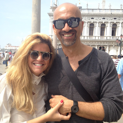 Egyptian architect Waleed Shaalan and his wife, Siba.