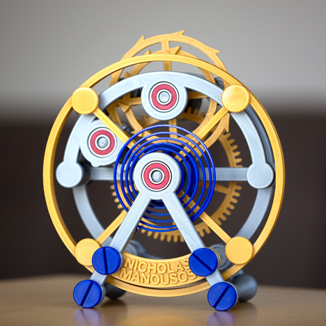 3D-printed-tourbillon