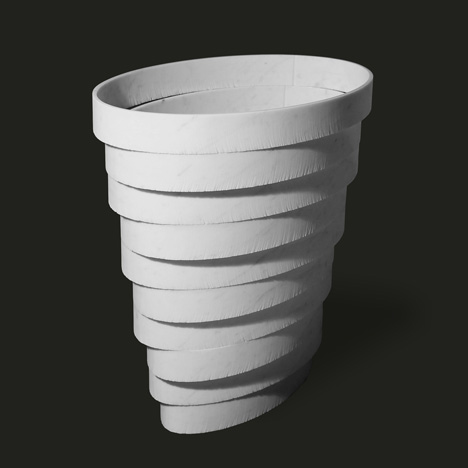 40x40 collection by Paolo Ulian and Moreno Ratti Gerla vase
