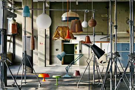 Lighting inside The Sorting Office – Above: chairs by Johansson Design Lighting inside The Sorting Office – Above: chairs by Johansson Design