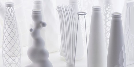 Andrea Morgante 3D Printed bottles