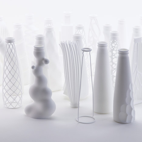Andrea Morgante 3D Printed bottles