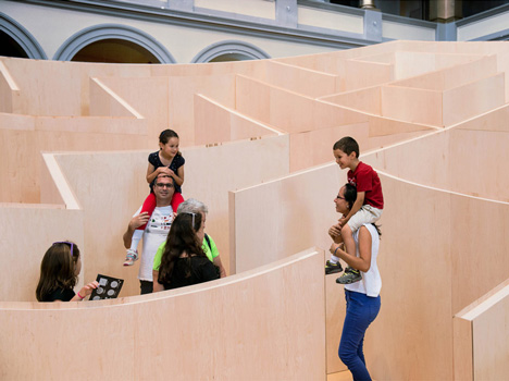 Bjarke Ingels' "BIG Maze" opens at Washington's National Building Museum