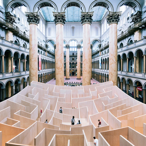 Bjarke Ingels’ “BIG Maze” opens at Washington’s National Building Museum