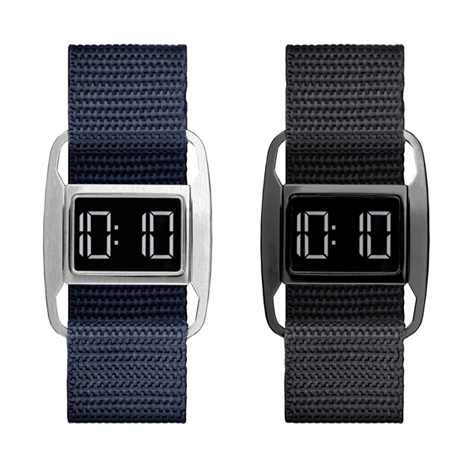 PXR-5 in brushed/blue (left) and black/black (right)