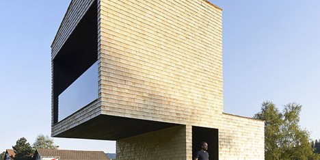 Architect-designed bus stops in Austria photographed by Hufton + Crow