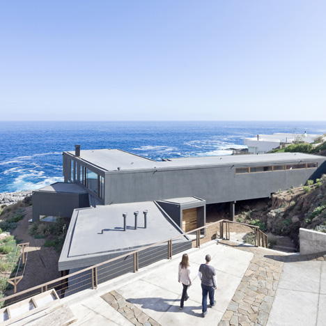 Chilean seaside house by LAND Arquitectos designed to “catch the views”