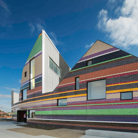 Stripy Melbourne school by McBride Charles Ryan mirrors the local skyline