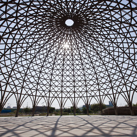 Vo Trong Nghia unveils bamboo domes in Vietnam