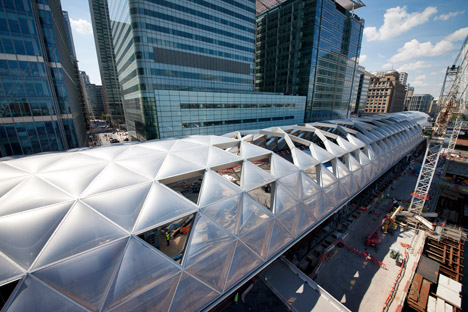 Fosters + Partners' Canary Wharf Crossrail station