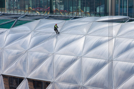 Fosters + Partners' Canary Wharf Crossrail station
